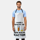 Funny Science lover-scheikundegrap Schort (Gedragen)