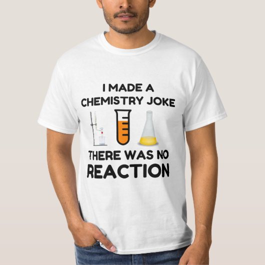 Funny Science lover-scheikundegrap T-shirt (Voorkant)