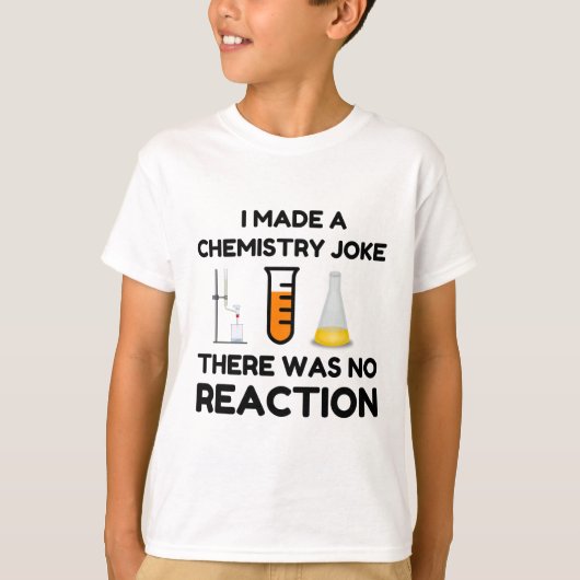 Funny Science lover-scheikundegrap T-shirt (Voorkant)