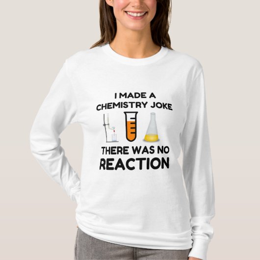 Funny Science lover-scheikundegrap T-shirt (Voorkant)