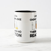 Funny Science lover-scheikundegrap Tweekleurige Koffiemok (Center)