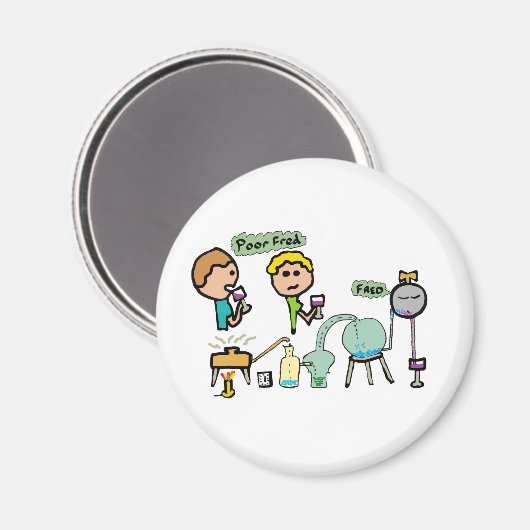 Funny Science Magneet (Voorkant / Achterkant)