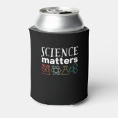 Funny Science Matters Geek en Nerd Scientist Blikjeskoeler (Blikje Achterkant)