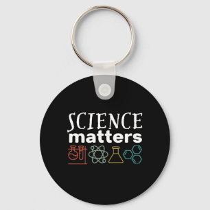 Funny Science Matters Geek en Nerd Scientist Sleutelhanger