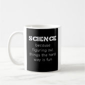 Funny Science Mok - "Het geschenk" voor wetenschap (Links)