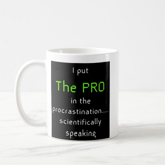 Funny Science Mok - "Het geschenk" voor wetenschap (Links)