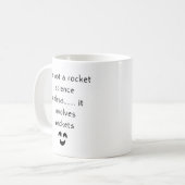 Funny Science Mok - "Het geschenk" voor wetenschap (Voorkant links)