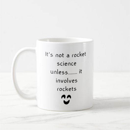 Funny Science Mok - "Het geschenk" voor wetenschap (Links)