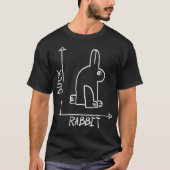 Funny Science Nerd Duck Rabbit Physics Wiskunde ee T-shirt (Voorkant)
