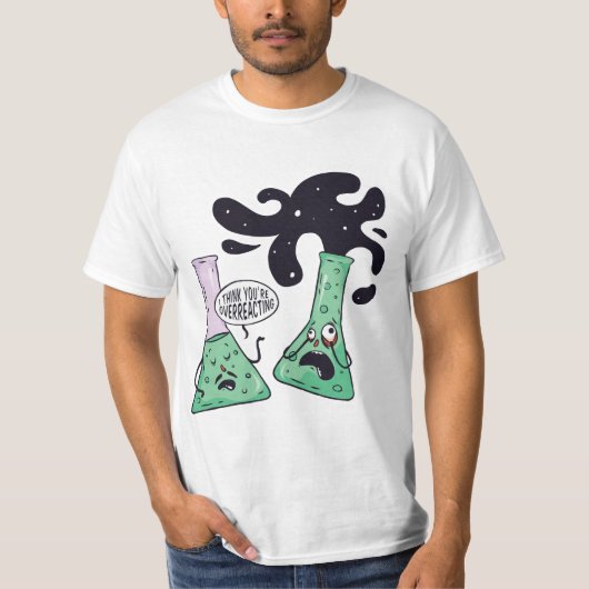 Funny Science on Reaction T-Shirt (Voorkant)