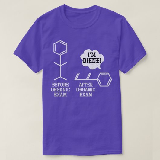 Funny Science Organic Chemistry Chemist T-shirt (Design voorkant)