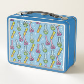 Funny Science Pattern, aangepaste lunchboxen (Achterkant)