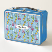 Funny Science Pattern, aangepaste lunchboxen (Voorkant)