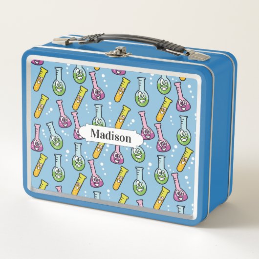 Funny Science Pattern, aangepaste lunchboxen (Voorkant)