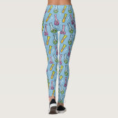 Funny Science Pattern-leggings Leggings (Achterkant)