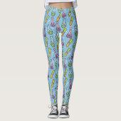 Funny Science Pattern-leggings Leggings (Voorkant)