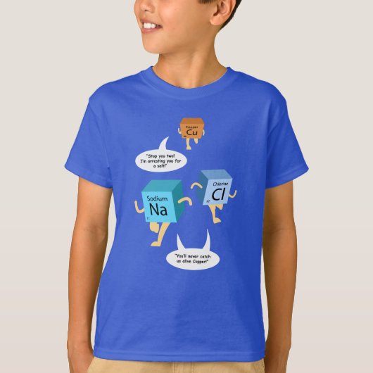 Funny Science Periodic Table Elements Chemie T-shirt (Voorkant)