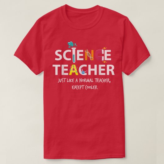 Funny Science Physics Biology Teacher Teacher Appe T-shirt (Design voorkant)