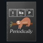 Funny Science Pun Chemistry Sloth Nap Lover Notitieboek<br><div class="desc">Funny Science Pun Chemistry Sloth Nap Lover. Hilarious Scientist and Chemist Gift.</div>