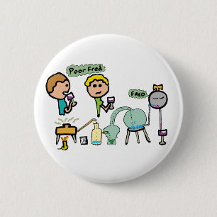 Funny Science Ronde Button 5,7 Cm