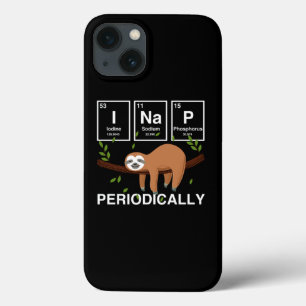 Funny Science Sloth I Nap Periodical Sloths Love Case-Mate iPhone Case