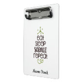 Funny Science-studentenschool, gepersonaliseerd ca Mini Klembord (Angled2)