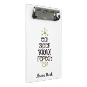 Funny Science-studentenschool, gepersonaliseerd ca Mini Klembord (Schuin)