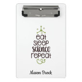 Funny Science-studentenschool, gepersonaliseerd ca Mini Klembord (Voorkant)