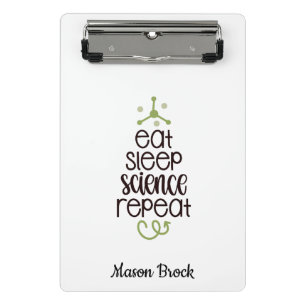 Funny Science-studentenschool, gepersonaliseerd ca Mini Klembord