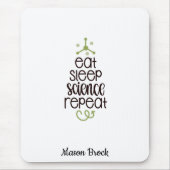 Funny Science-studentenschool, gepersonaliseerd ca Muismat (Voorkant)