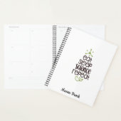 Funny Science-studentenschool, gepersonaliseerd ca Planner (Display)