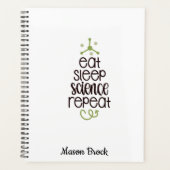Funny Science-studentenschool, gepersonaliseerd ca Planner (Voorkant)