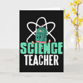 Funny Science Teacher Backpack School Humor  Kaart (Gele Bloem)