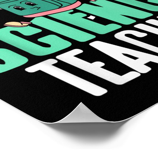 Funny Science Teacher Backpack School Humor Poster (Hoek)