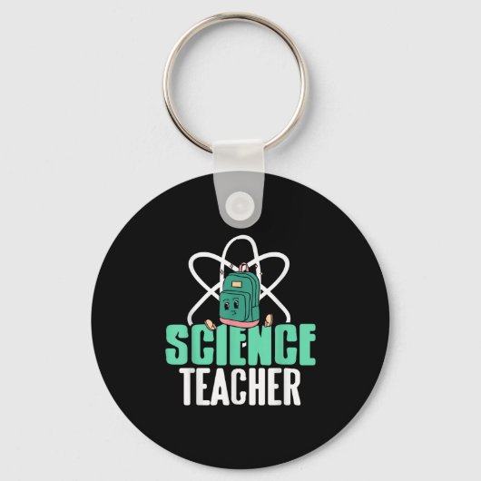 Funny Science Teacher Backpack School Humor  Sleutelhanger (Voorkant)