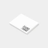 Funny Science Teacher - Chemistry Biology Physics Post-it® Notes (Schuin)