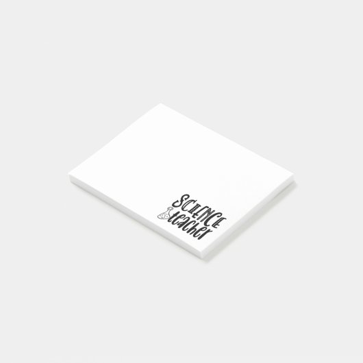 Funny Science Teacher - Chemistry Biology Physics Post-it® Notes (Schuin)