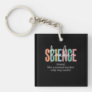Funny Science Teacher Definition voor Vrouwen & Ma Sleutelhanger
