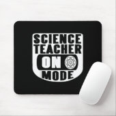 Funny Science Teacher On Mode Activated With Atom  Muismat (Met muis)