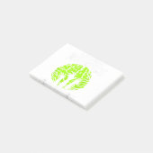 Funny Science Teachers houden van breinen Leerkrac Post-it® Notes (Schuin)