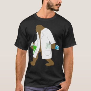 Funny Science Test Tube Beaker Lab Coat Scientist T-shirt