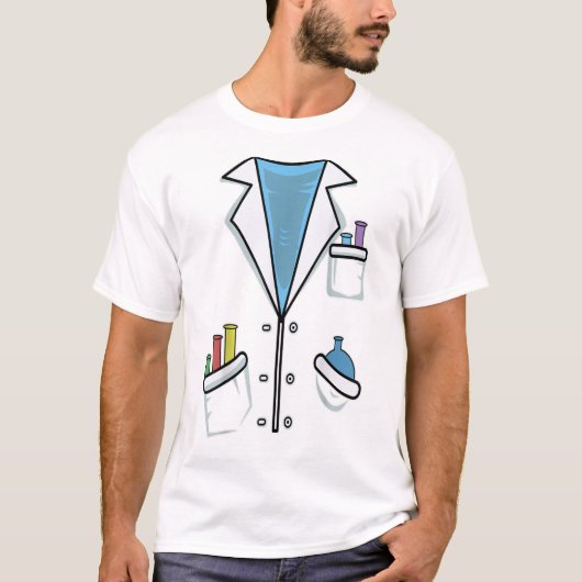 Funny Scientist Costume TShirt Chemist Science Hal (Voorkant)