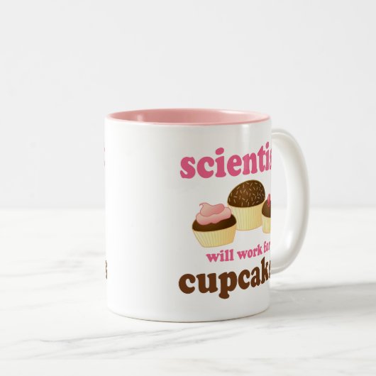 Funny Scientist Tweekleurige Koffiemok (Voorkant rechts)