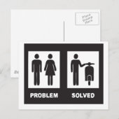 Funny Scooter Briefkaart (Voorkant / Achterkant)