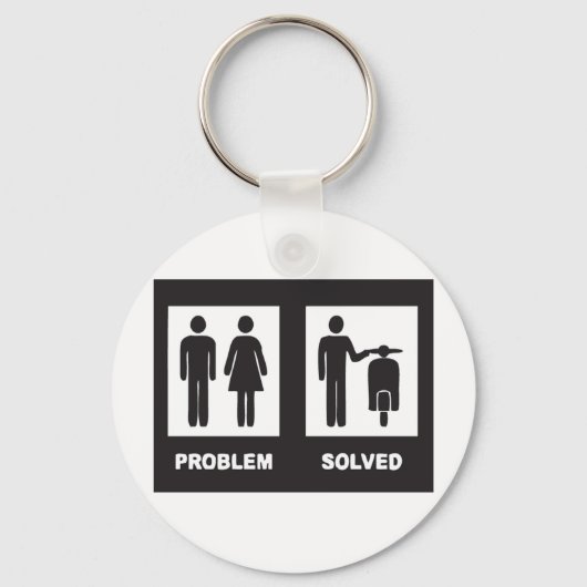 Funny Scooter Sleutelhanger (Voorkant)