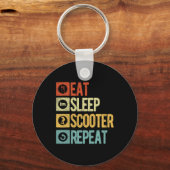 Funny Scooter Stunt Scooter Rider Scooter Tricks R Sleutelhanger (Voorkant)