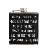 Funny Scotch Drinkers Slogan Heupfles (Voorkant)