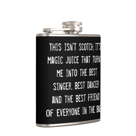 Funny Scotch Drinkers Slogan Heupfles (Rechts)