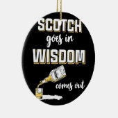 Funny Scotch Whiskey Keramisch Ornament (Rechts)