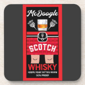 Funny Scotch Whisky Bier Onderzetter (Voorkant)